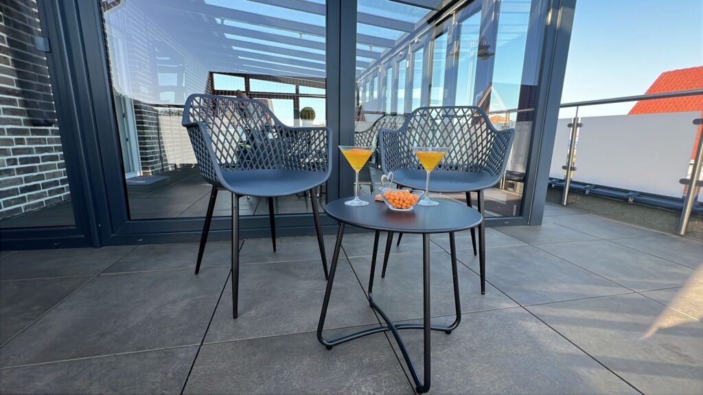 Dachterasse der Ferienwohnung Nordsee